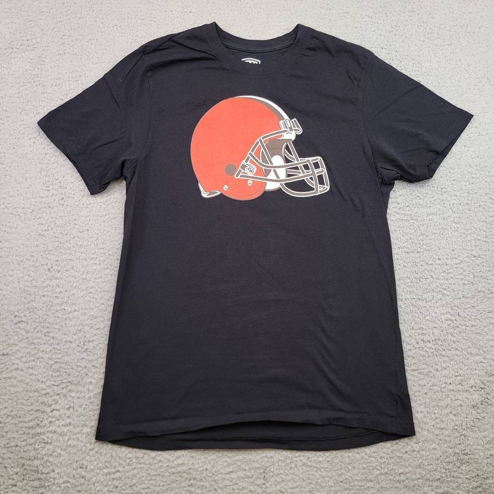 Cleveland Browns Shirt Mens Large Short‎ Sleeve Crew Neck OTS Football T-Shirt